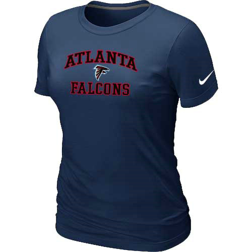 Atlanta Falcons Women's Heart & Soul D.Blue T-Shirt