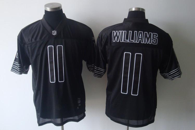 Bears 11 Williams Black Jerseys