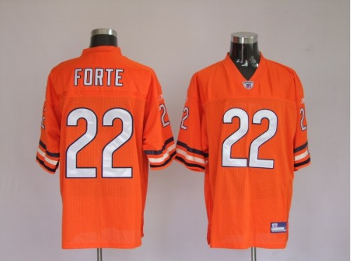 Bears 22 Matt Forte Orange Jerseys