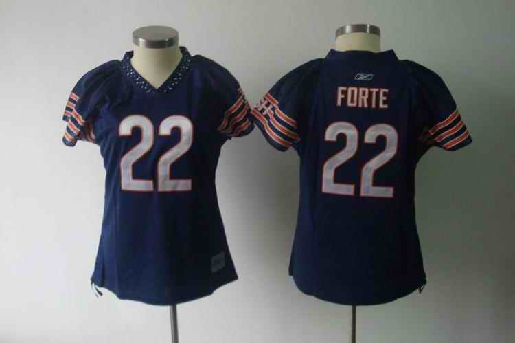 Bears 23 Forte blue women Jerseys