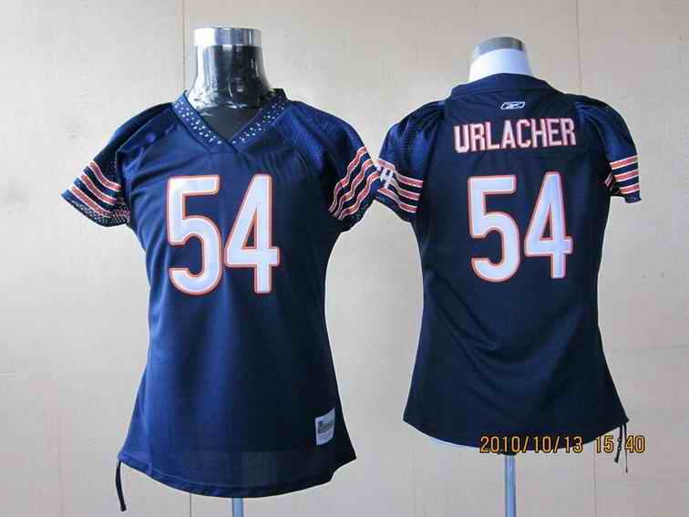 Bears 54 Urlacher blue new women Jerseys