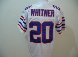 Bills 20 Donte Whitner All White Jerseys