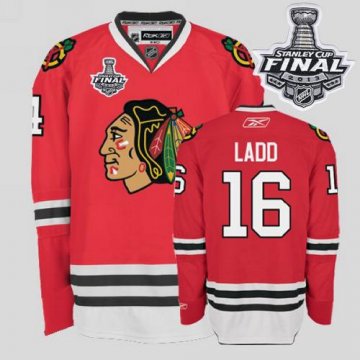 Blackhawks 16 Andrew Ladd Red With 2013 Stanley Cup Finals Jerseys