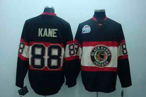 Blackhawks 88 Kane black winter classic Jerseys
