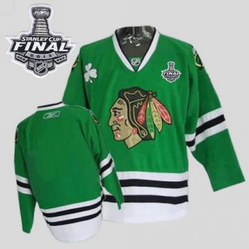 Blackhawks Blank Green With 2013 Stanley Cup Finals Jerseys