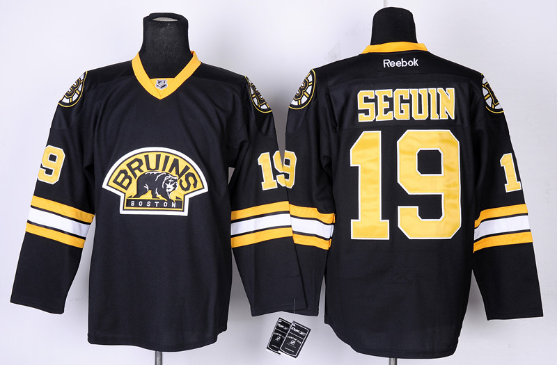 Boston Bruins 19 Seguin Black Jerseys
