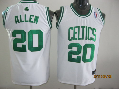 Boston Celtics 20 Allen White Youth Jersey