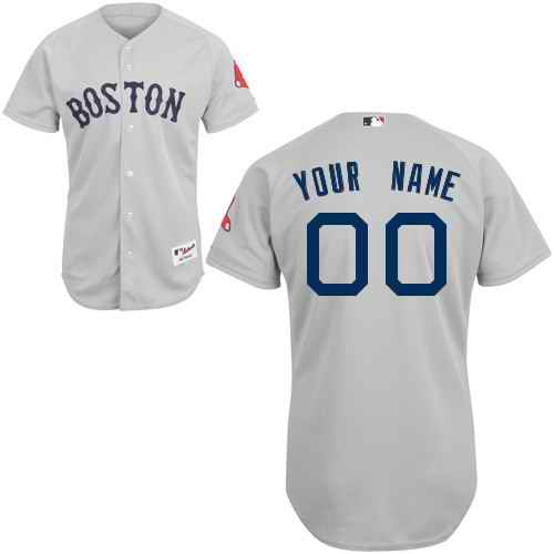 Boston Red Sox Grey Man Custom Jerseys