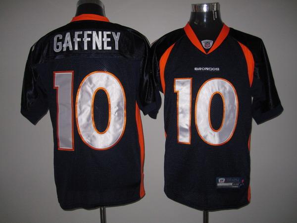 Broncos 10 Gaffney Blue Jerseys