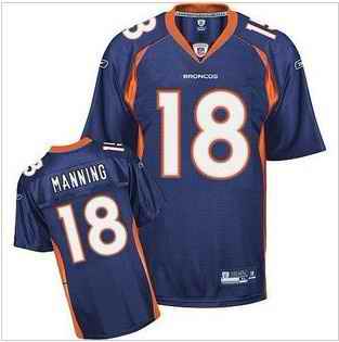 Broncos 18 MANNING navy jerseys