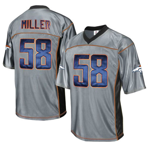 Broncos 58 Miller Grey Jerseys