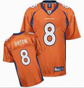 Broncos 8 Kyle Orton orange jerseys