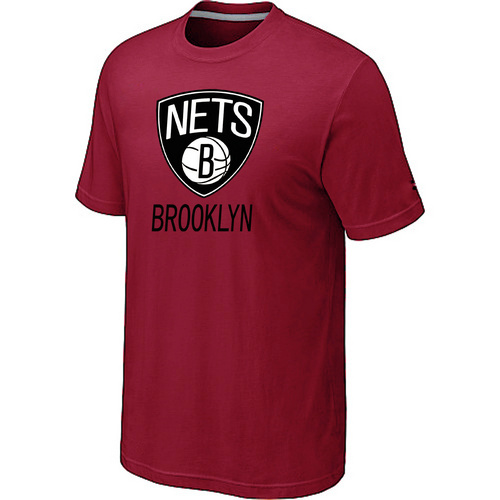 Brooklyn Nets Men T-shirt Red
