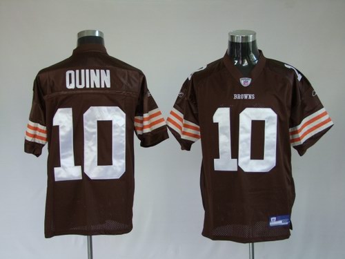 Browns 10 Brady Quinn Brown Jerseys