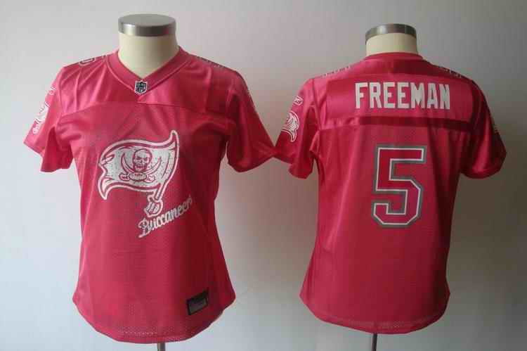 Buccaneers 5 Freeman pink 2011 fem fan women Jerseys