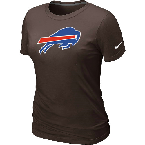 Buffalo Bills Brown Women's Logo T-Shirt