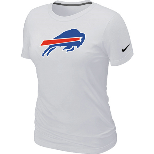 Buffalo Bills White Women's Logo T-Shirt