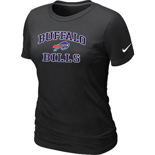 Buffalo Bills Women's Heart & Soul Black T-Shirt