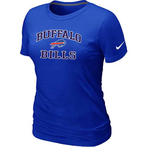 Buffalo Bills Women's Heart & Soul Blue T-Shirt