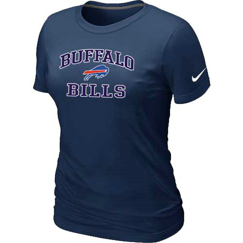 Buffalo Bills Women's Heart & Soul D.Blue T-Shirt