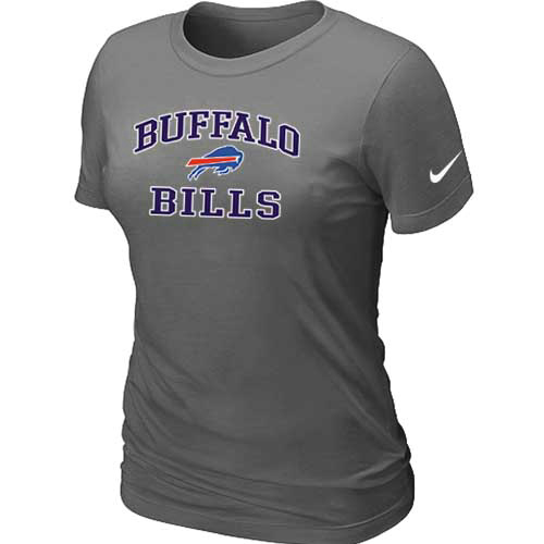 Buffalo Bills Women's Heart & Soul D.Grey T-Shirt