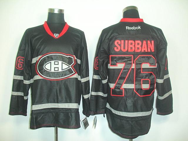 Canadiens 76 Subban black Jerseys