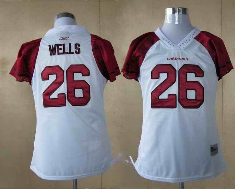 Cardinals 26 Wells white new women Jerseys