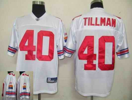 Cardinals 40 Tillman white Jerseys