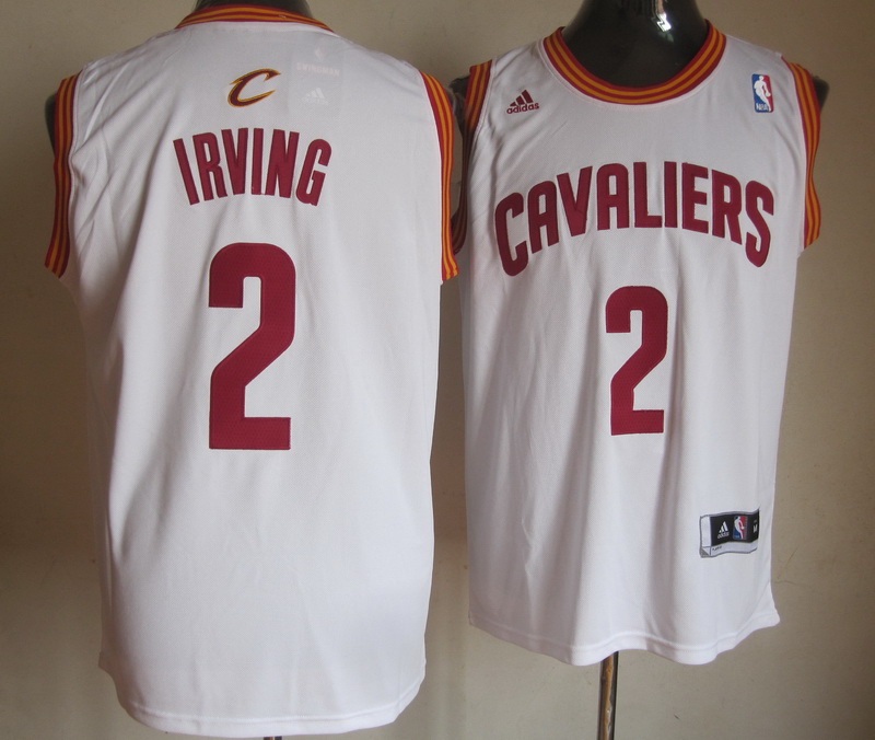 Cavaliers 2 Irving White Youth Jersey