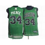 Celtics 34 Pierce Green Black Number Jerseys