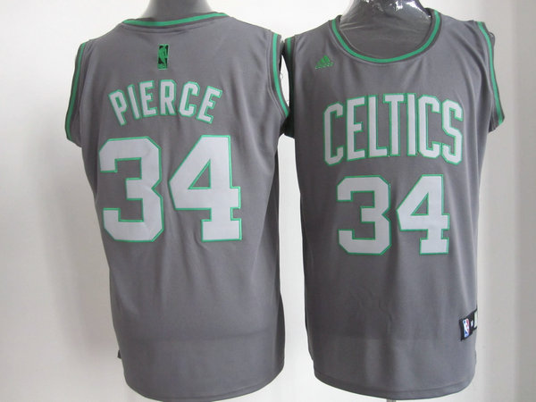 Celtics 34 Paul Pierce Grey Swingman Jersey