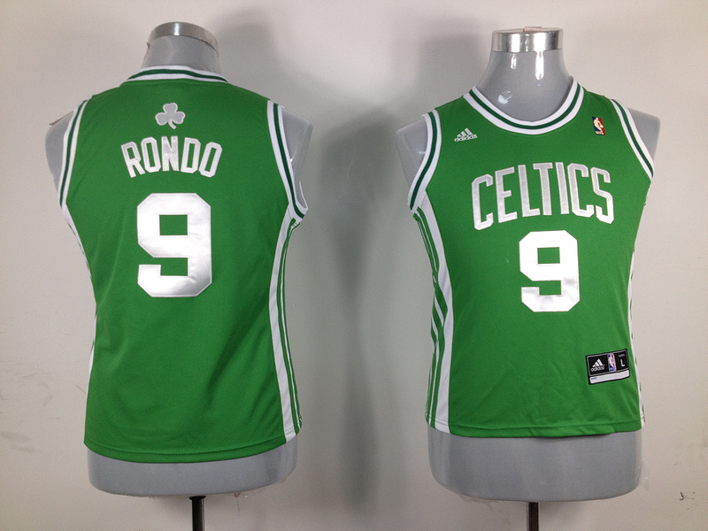 Celtics 9 Rondo Green New Fabric Women Jersey