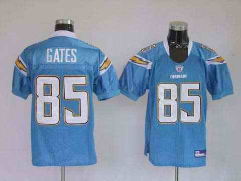 Chargers 85 Gates baby blue kids Jerseys