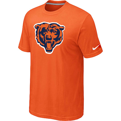 Chicago Bears Orange Tean Logo T-Shirt