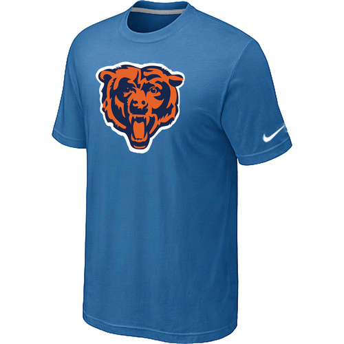 Chicago Bears light Blue Tean Logo T-Shirt