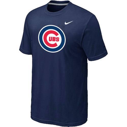 Chicago Cubs Nike Heathered D.Blue Club Logo T-Shirt