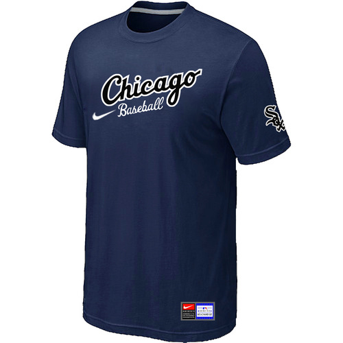 Chicago White Sox Nike Away Practice T-Shirt D.Blue