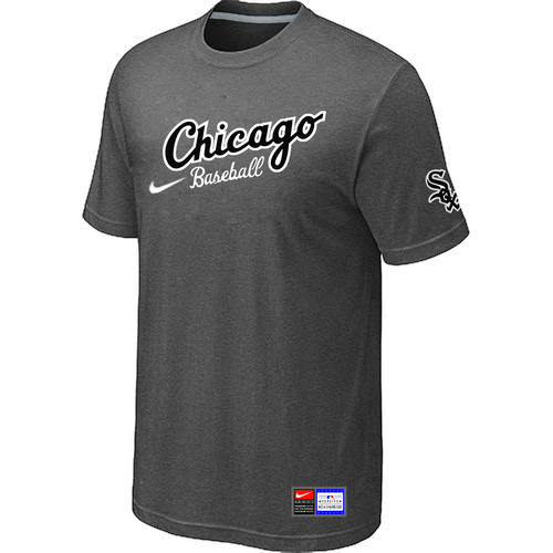 Chicago White Sox Nike Away Practice T-Shirt D.Grey