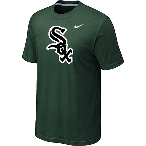 Chicago White Sox Nike Heathered D.Green Club Logo T-Shirt