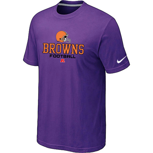 Cleveland Browns Critical Victory Purple T-Shirt