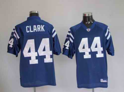 Colts 44 Clrak Blue Jerseys