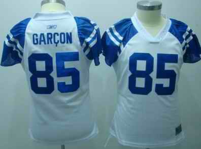 Colts 85 Garcon white women Jerseys