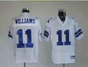Cowboys 11 Roy Williams White Jerseys