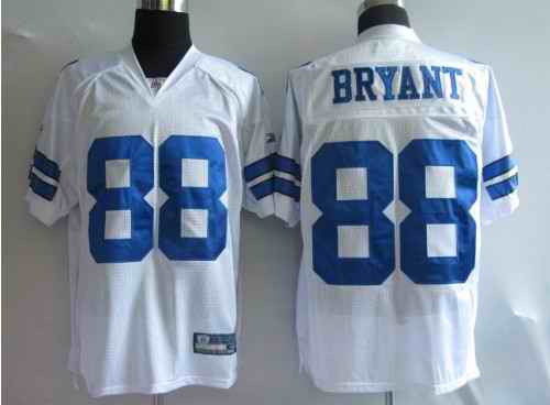 Cowboys 88 Dez Bryant White Jerseys