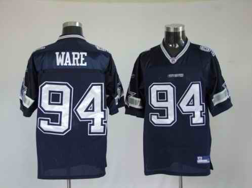 Cowboys 94 DeMarcus Ware Blue Jerseys