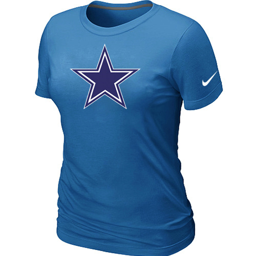 Dallas Cowboys L.blue Women's Logo T-Shirt