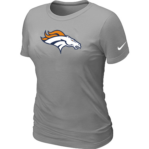 Danver Broncos L.Grey Women's Logo T-Shirt