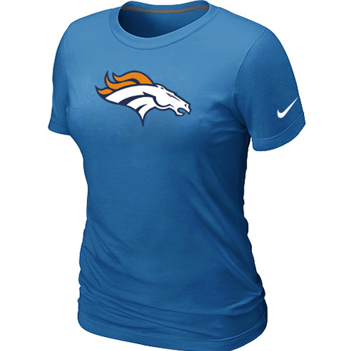 Danver Broncos L.blue Women's Logo T-Shirt