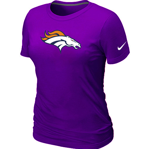 Danver Broncos Purple Women's Logo T-Shirt