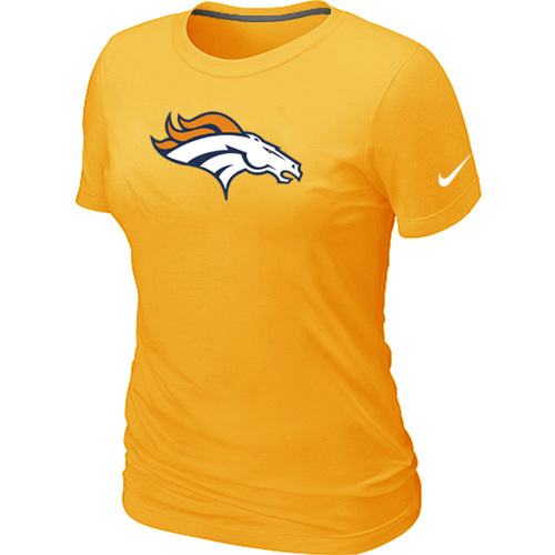 Danver Broncos Yellow Women's Logo T-Shirt
